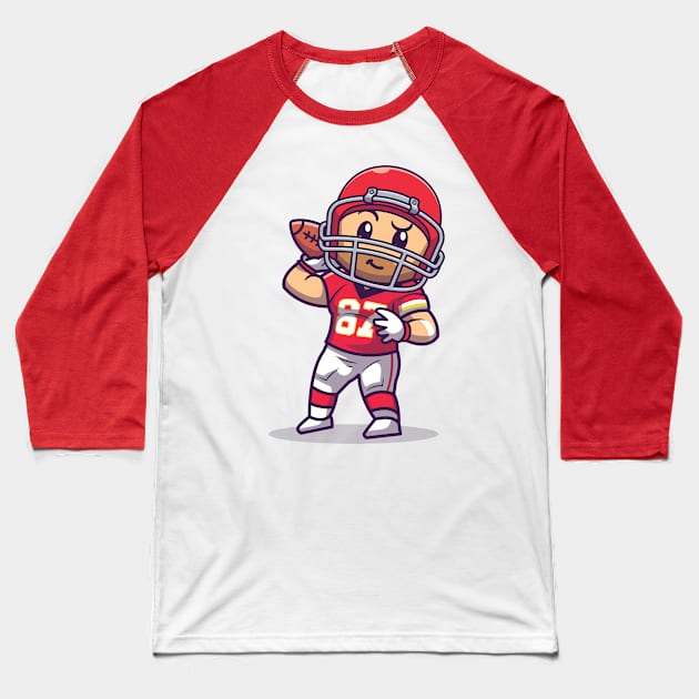 Travis kelce Baseball T-Shirt by TyBen